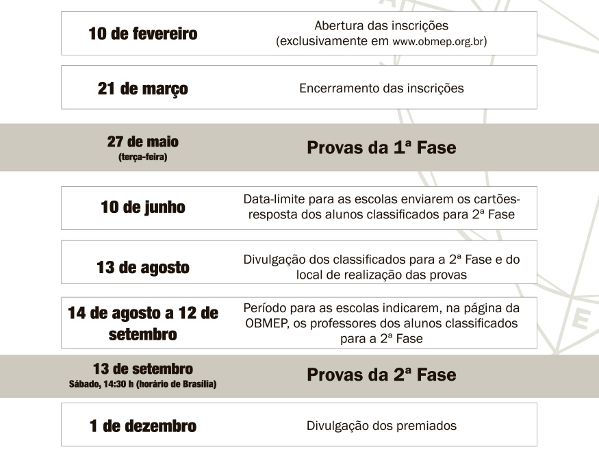 Calendário 2014