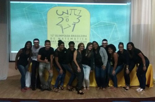 Equipe organizadora do evento formada por alunos e ex-alunos de Matemática da UNEB/Alagoinhas