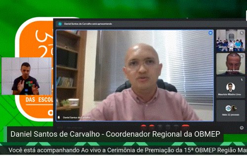 Fala do coordenador Regional da OBMEP - MA02: Daniel Santos de Carvalho.