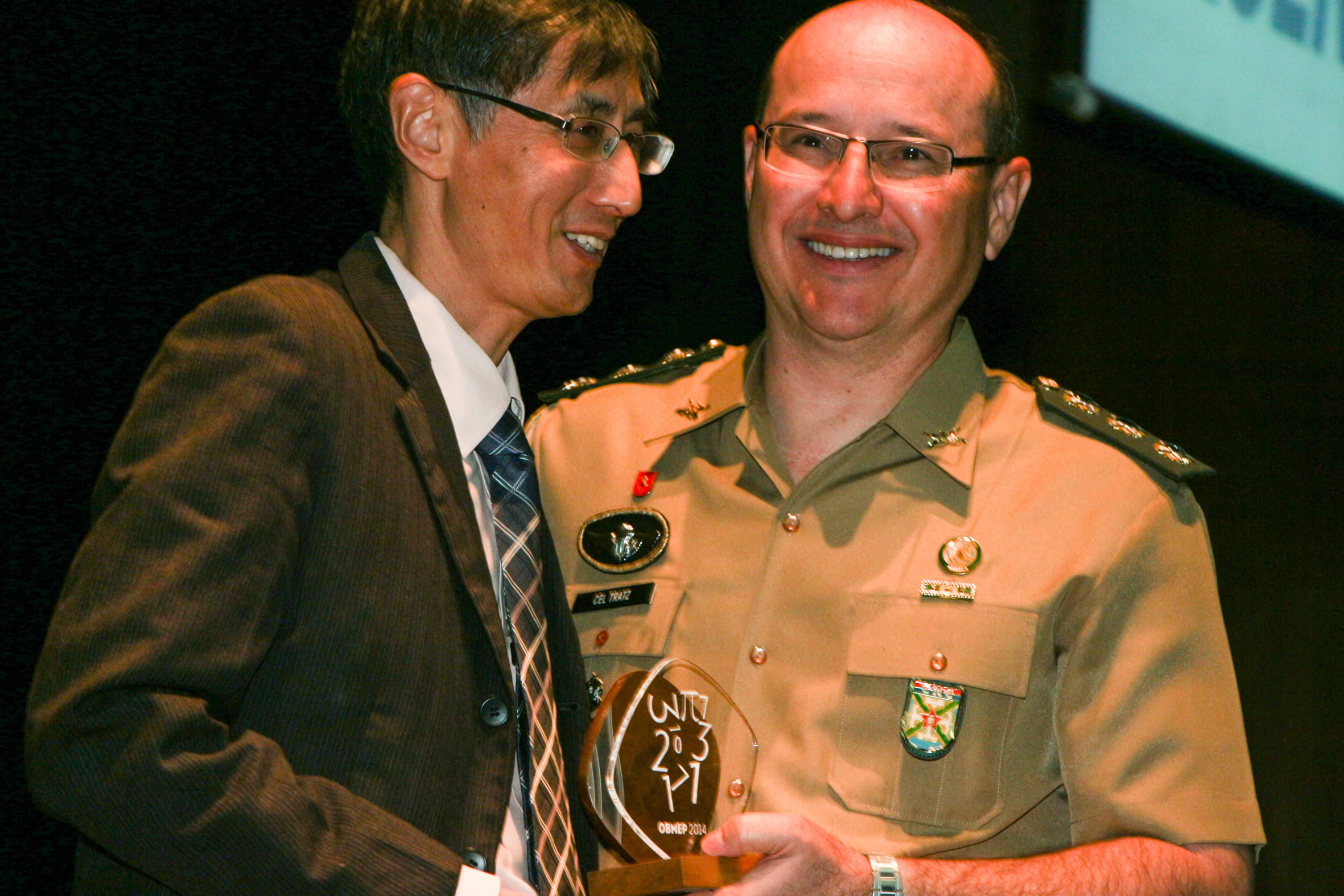 Premiação do Troféu ao Colégio Militar de Curitiba - Cel. Tratz