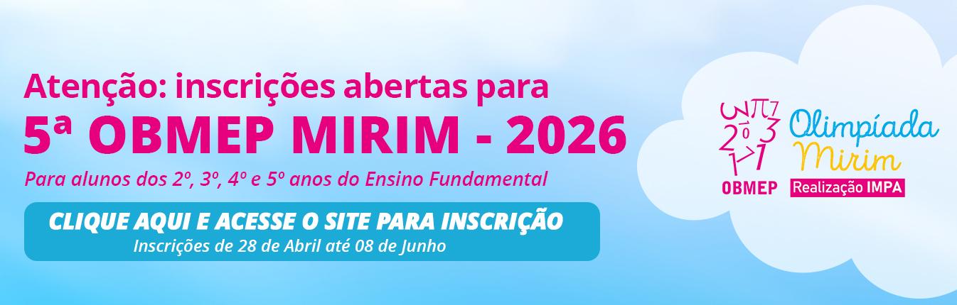5a mirim 2026_inscrições