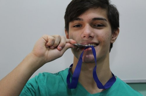 Nicolas Vilete Fonseca Linhares conquistou uma medalha de ouro